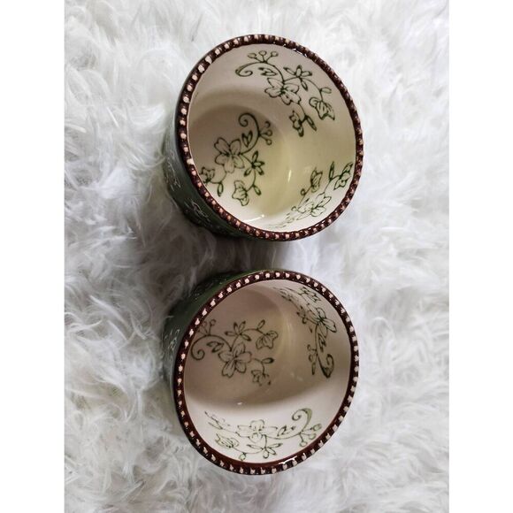 Temptations Floral Lace Set of 2 Ramekins - Picture 2 of 8